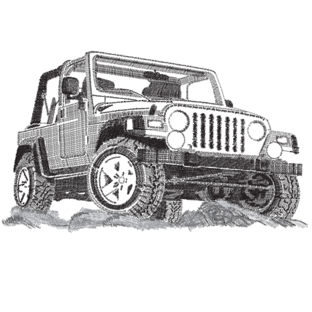 Jeep Wrangler Illustration