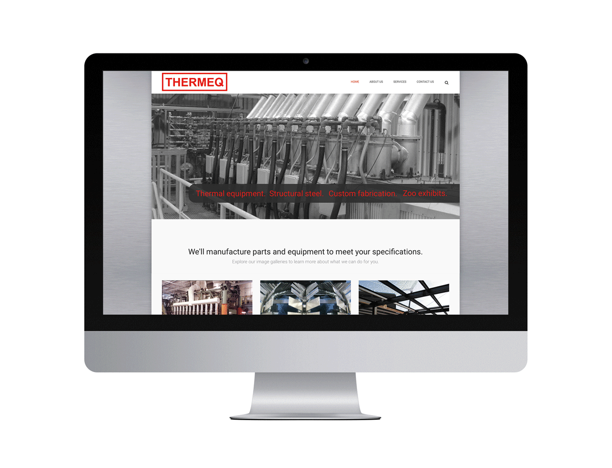 Thermeq - Website Design