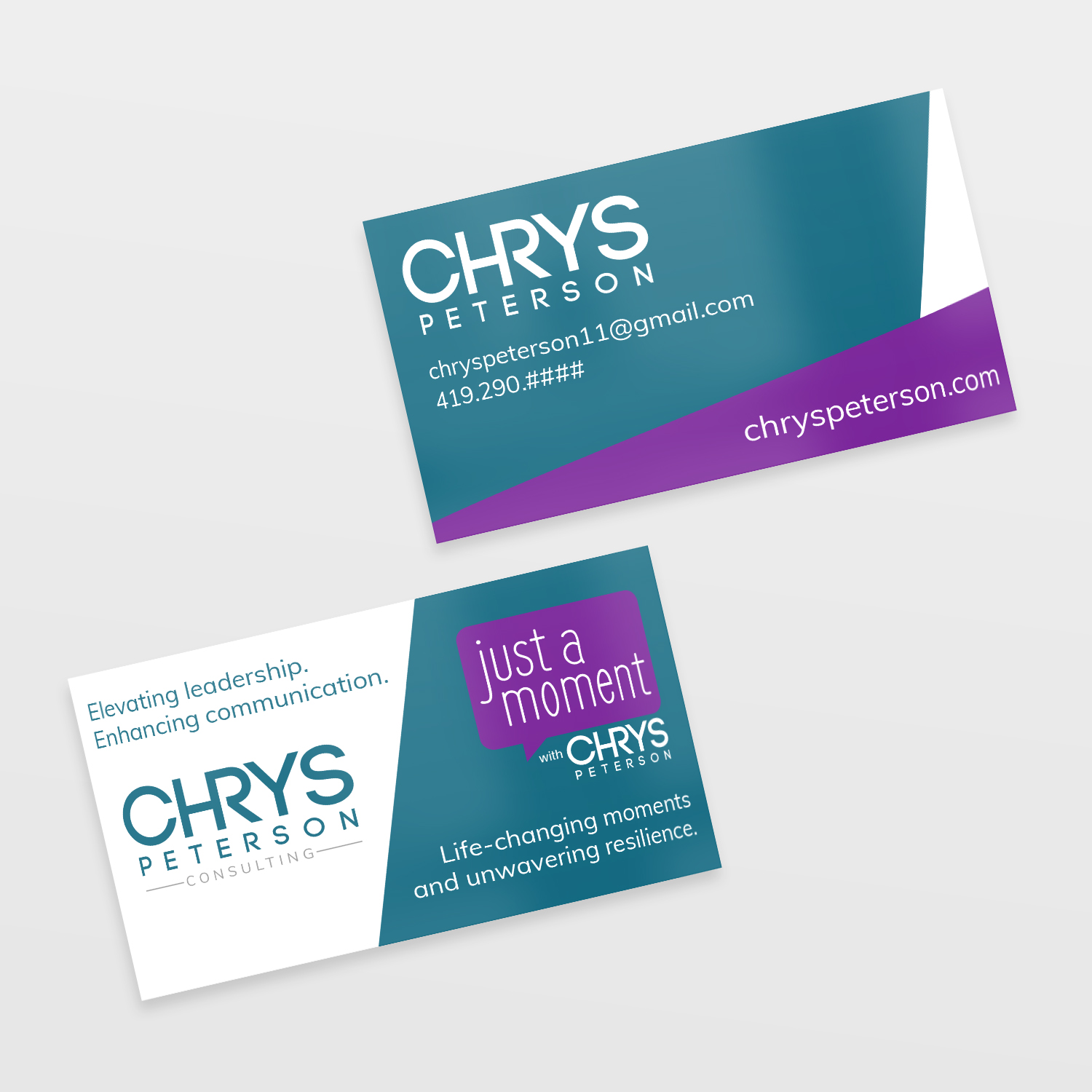 Chrys Peterson Business Cards